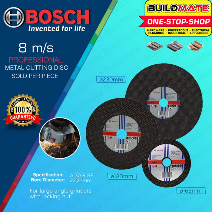 BUILDMATE Bosch Expert for Metal Cutting Disc 125MM / 180MM / 230MM for Angle Grinders Blade - BAX