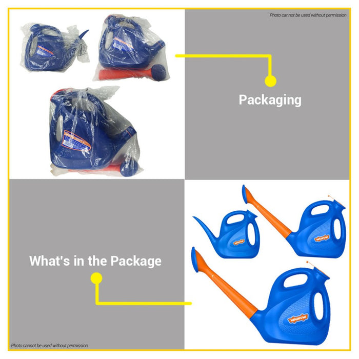 BUILDMATE Wadfow Garden Watering Can 1.5L / 5L / 9L Water Sprinkler for Gardening Hand Tool - WHT