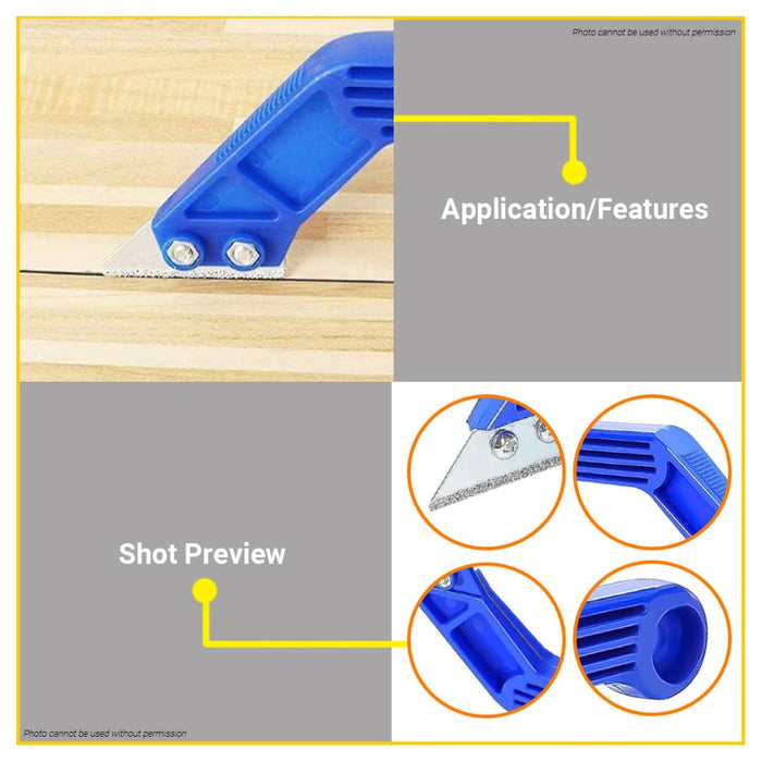 BUILDMATE Wadfow 8" Inch Grout Remover Hand Saw Hand-Operated Grout Removal Cutting WQZ1301 - WHT