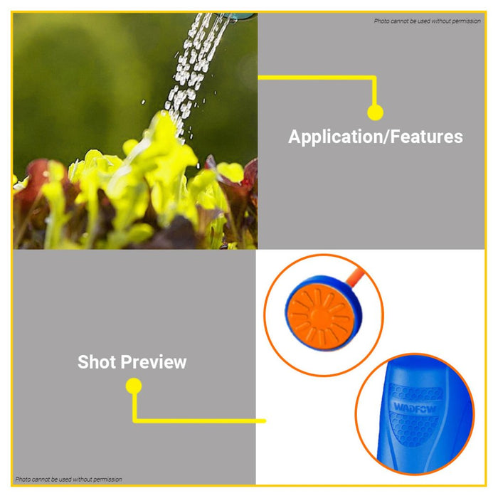 BUILDMATE Wadfow Soft Sprayer Bottle 450ml Portable Handheld Fine Mist Refillable Water Spray Bottle Garden Tools WRS1145 - WHT