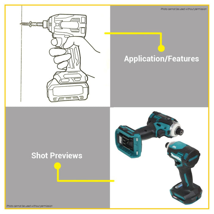 (SOLO) BUILDMATE Makita 40V Max XGT Brushless Cordless Impact Driver / Drill Variable Speed TD001GZ
