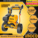 BUILDMATE Ingco 8.5HP 4-Stroke Engine Gasoline High Pressure Washer Powerful Cleaner GHPW2203 - IPT