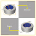 BUILDMATE Wadfow 25M x 48MM Duct Tape Adhesive Tape Office Grey Duct Tape for Ductwork WVT2H12 - WHT