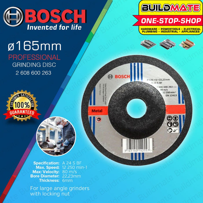 BUILDMATE Bosch Offset Grinding Disc 5" / 7" / 9" Inch Mild Steel Blade for Metal Angle Grinder BAX