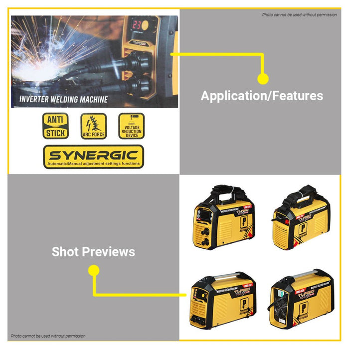 POWERHOUSE Turbomaxx Synergic Inverter Type 250A - 550A Industrial Welding Machine - PHWM