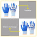 BUILDMATE Wadfow XL Nitrile Glove Protective Work Gloves Nitrile Elastic and Flexible WGV2801 - WHT