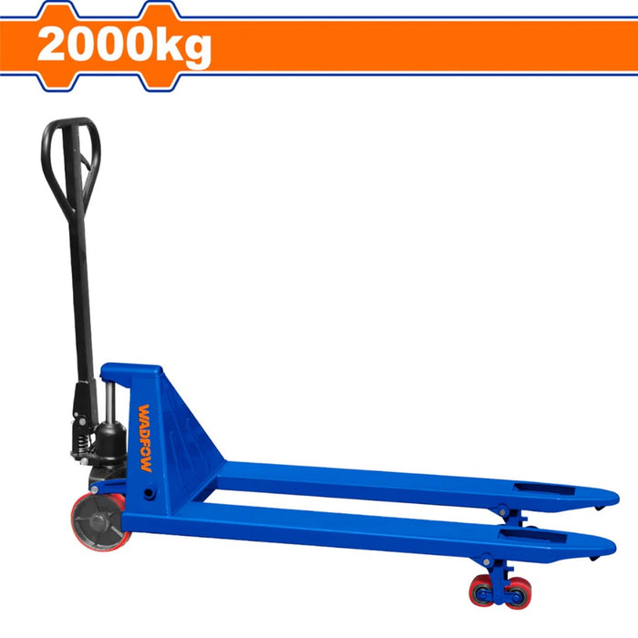 BUILDMATE Wadfow Hand Pallet Truck 2000KG Hydraulic Jack Forklift Truck Pallet Jack WNH1R20 - WHT