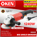 BUILDMATE Ken 1240W 150mm Industrial Big Electric Angle Grinder Cutting Machine for Wood Metal 9950D
