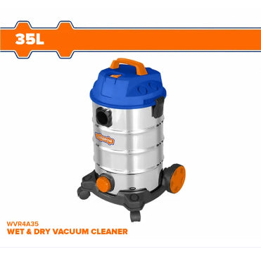BUILDMATE Wadfow 1200W Wet & Dry Vacuum Cleaner 25L-35L Capacity Household Floor Cleaning Tools WPT