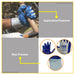 BUILDMATE Wadfow XL Nitrile Glove Protective Work Gloves Nitrile Elastic and Flexible WGV2801 - WHT