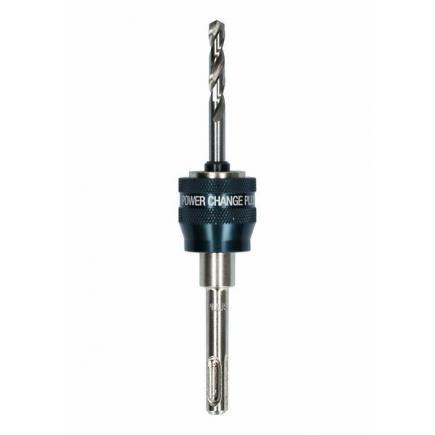 BUILDMATE Bosch Power Change System PC Adaptor SDS Plus + Pilot Drill Bit for Hole Saw Adapter - BAX