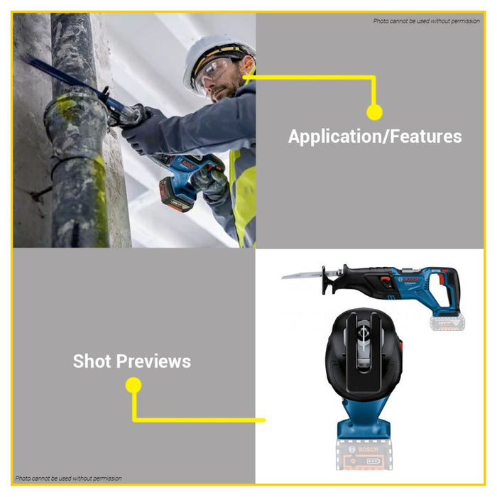BUILDMATE Bosch Cordless 18V Reciprocating Saw Wood Metal Cutting SOLO GSA 185-LI 06016C00L0 • BPT
