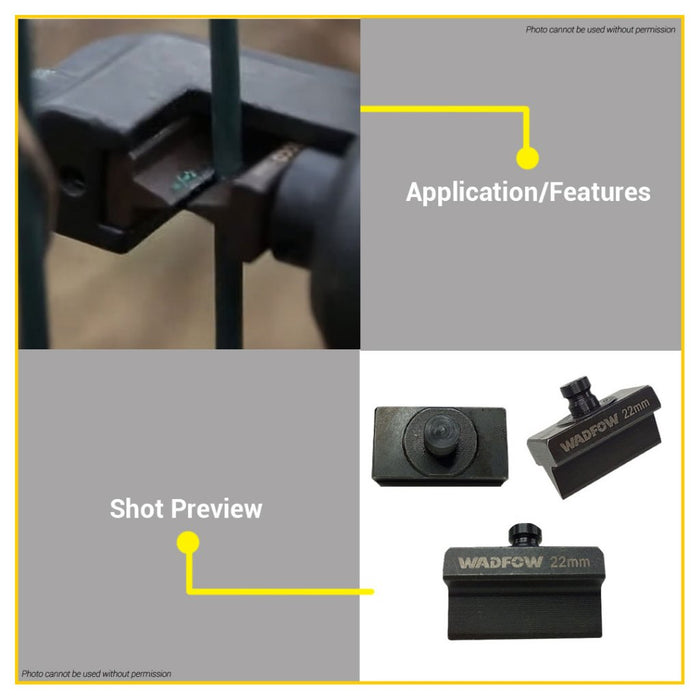 BUILDMATE Wadfow Hydraulic Crimping Tool Steel Cutter Blades 12MM / 22MM WCR1K12 / WCR1K22 - WHT