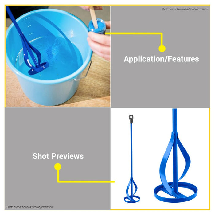 BUILDMATE Wadfow Mix Paddle 60MM / 80MM Diameter Stirring Mixing Rod M ...