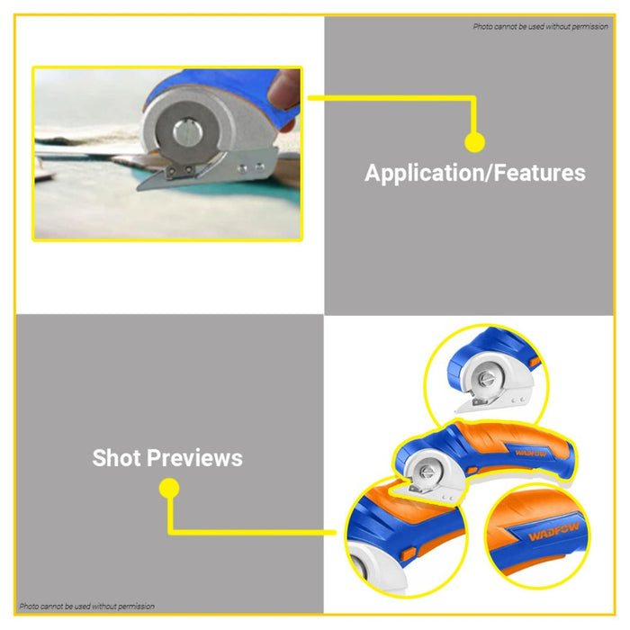 BUILDMATE Wadfow 4V Li-Ion Universal Cutter Charging via USB type-C cable WWUP1504 - WCPT