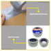 BUILDMATE Wadfow 25M x 48MM Duct Tape Adhesive Tape Office Grey Duct Tape for Ductwork WVT2H12 - WHT