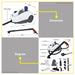 BUILDMATE Wadfow Electric Steam Cleaner 1800W Handheld Steam Vapor Sanitizer Power Cleaning Machine With Waterproof Switch WSC1515 - WPT