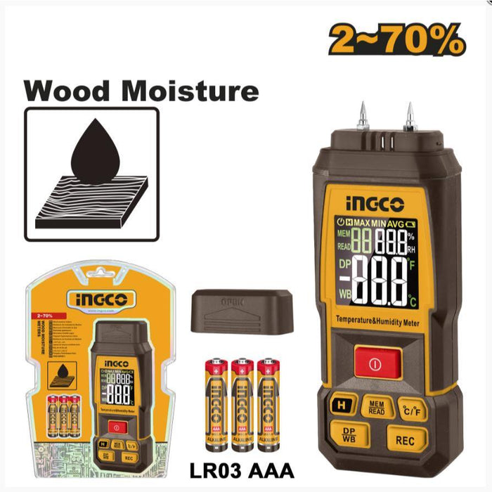 Buildmate x INGCO WOOD MOISTURE METER HETWM031 IPT