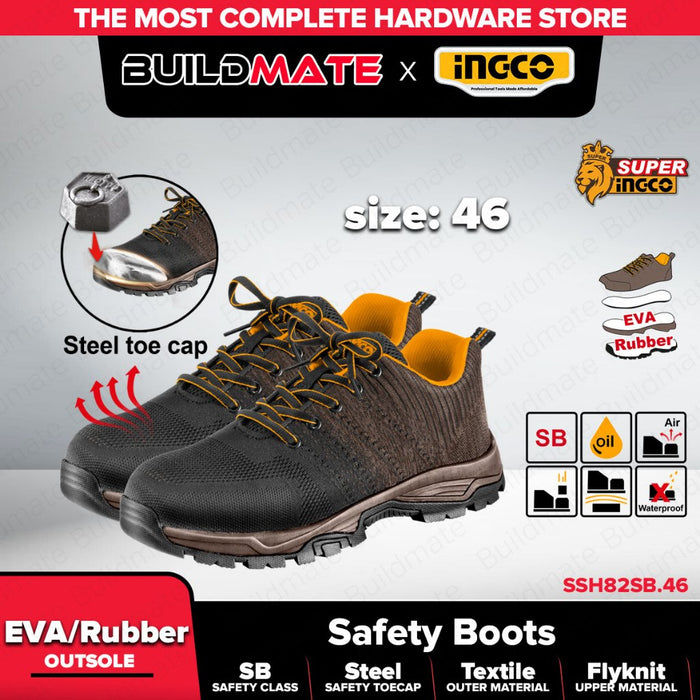 Buildmate x ING Safety Boots SSH82SB | Steel Toe, Flyknit Upper, EVA/Rubber Sole, SB IHT