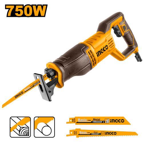 Buildmate x INGCO Reciprocating Saw 750W 25mm Stroke Wood/Metal/Al RS7508 IPT