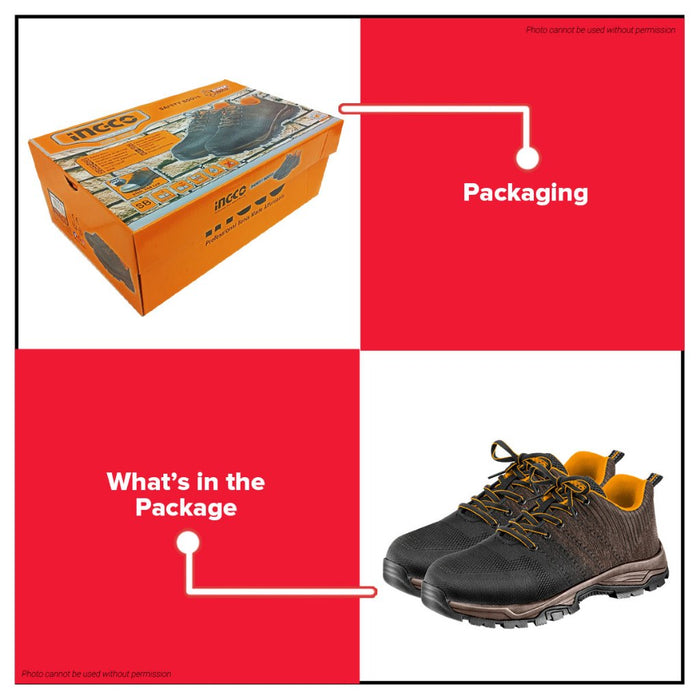Buildmate x ING Safety Boots SSH82SB | Steel Toe, Flyknit Upper, EVA/Rubber Sole, SB IHT