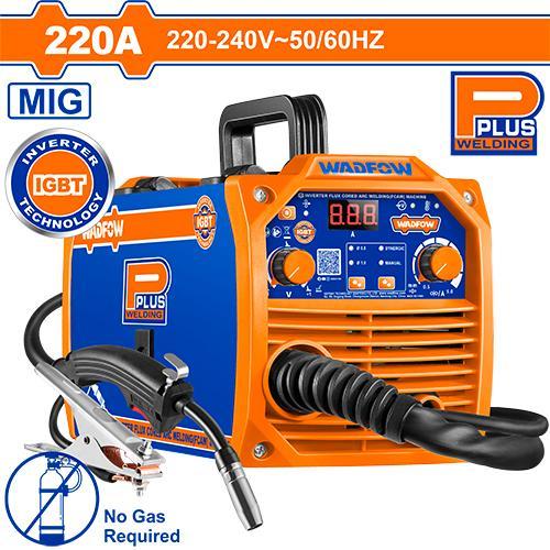 Buildmate x WADFOW Inverter Flux-Cored Arc Welder 220V Gasless FCAW Kit WWFC2201 WPT