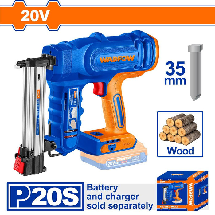 Buildmate x WADFOW 20V Cordless Brad Nailer F15–F35 WBJ1305/WBJ1308 WCPT