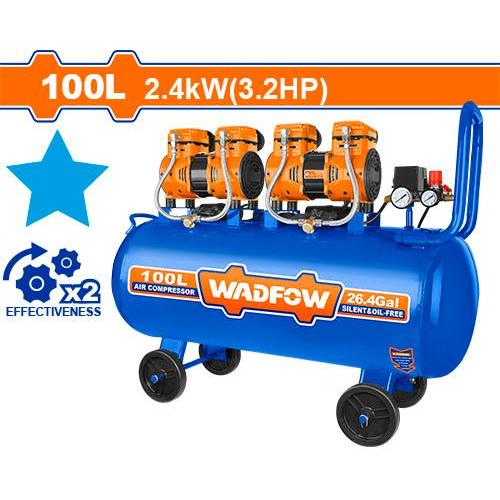 Buildmate x WADFOW Air Compressor 100L 3.2HP Oil-Free WAP2R41P WPT