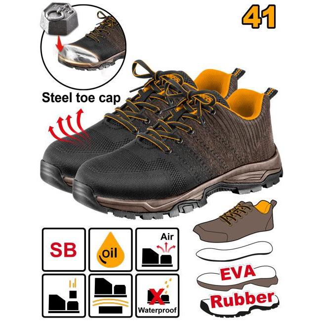 Buildmate x ING Safety Boots SSH82SB | Steel Toe, Flyknit Upper, EVA/Rubber Sole, SB IHT