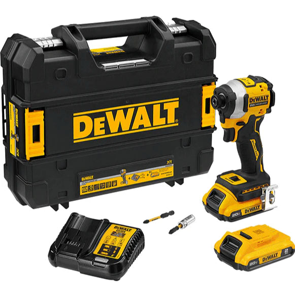 Buildmate x DEWALT 20V Max Atomic Cordless Impact Driver Kit 205Nm w/ 2.0Ah DCF850D2A-B
