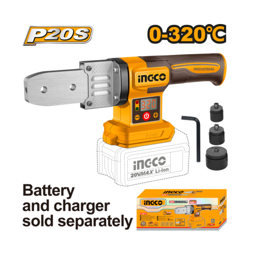 Buildmate x INGCO 20V Cordless Plastic Tube Welding Tool 20-32mm PTWTLI2018 IPT