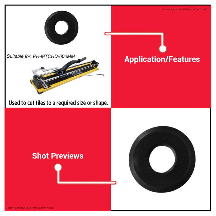 Buildmate x PowerHouse Tile Cutter Tungsten Carbide Blade 16MM 6X3MM TCB-16MM PTAA