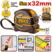 INGCO 5mx32mm / 8mx32mm Steel Measuring Tape for Accurate Measurements HSMT80532 HSMT80832 IHT - BUILDMATE