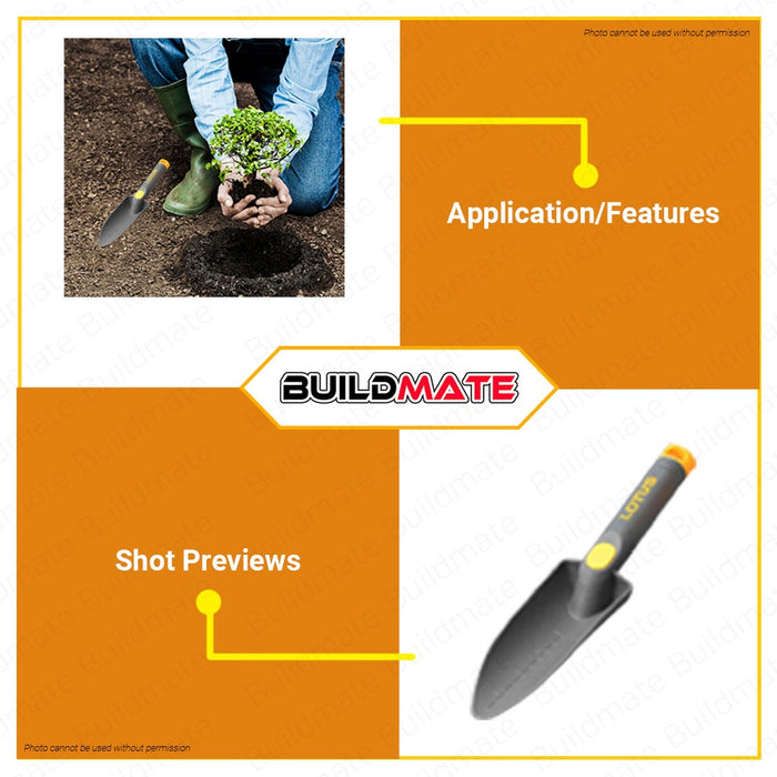 LOTUS Garden Transplanter Shovel Trowel LTGT100TTX •BUILDMATE• LHT LUTOS