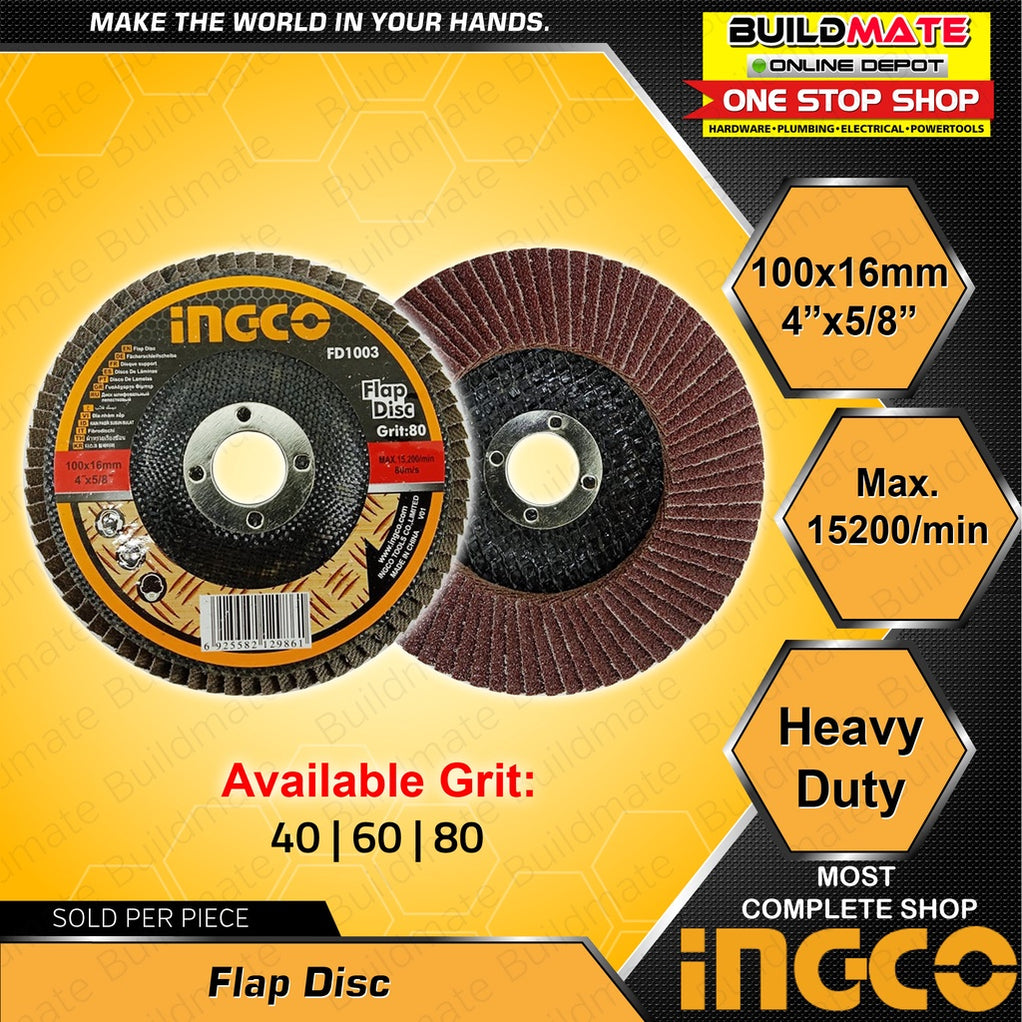 BUILDMATE Ingco Sanding Disc Sand Paper Disc Angle Grinder Paint Remov ...