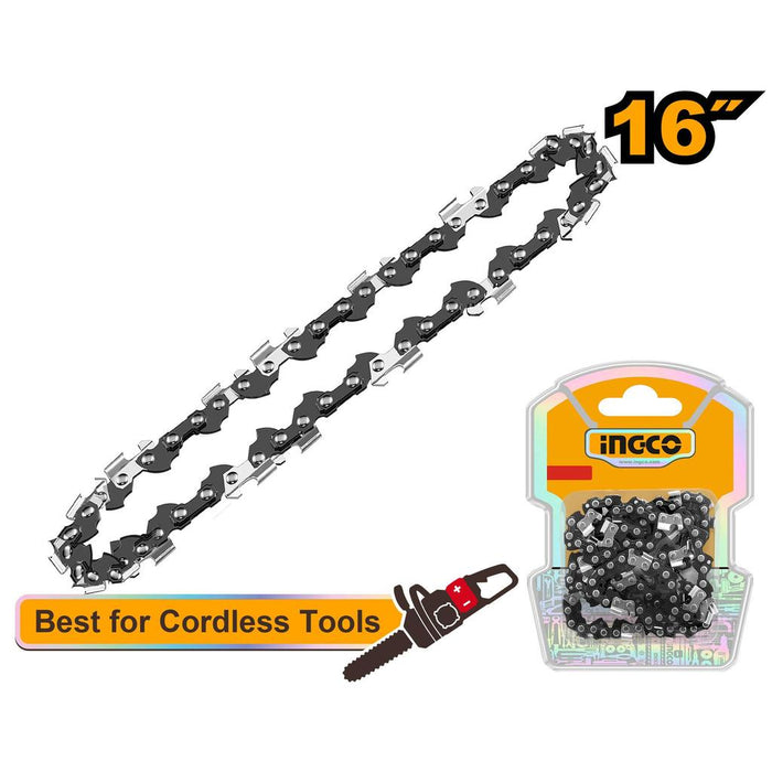 Buildmate x INGCO Chainsaw Chain Replacement 6in 8in 12in 16in 24in Saw Chain for Cordless & Gasoline Chainsaw AGSC Series IHT