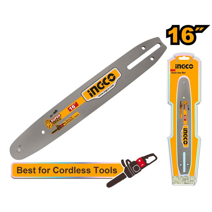 Buildmate x INGCO Chainsaw Guide Bar Replacement 6in/8in/12in/16in Chain Saw Bar AGSB50601 AGSB50618 AGSB50801 AGSB50818 AGSB51201 AGSB51603 IHT