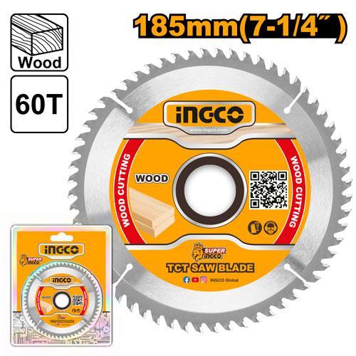Buildmate x INGCO 7-1/4in 185mm TCT Circular Saw Blade 40T/60T Wood Cutting Blade with 20mm Arbor TSB118513 TSB118515 IHT