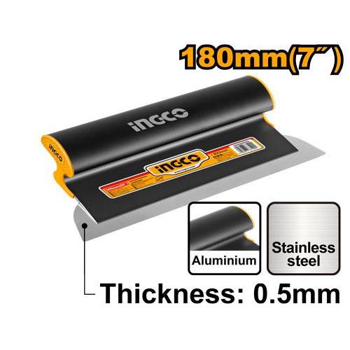 Buildmate x INGCO Drywall Skimming Blade 7in 180MM/14in 350MM/24in 600MM Stainless Steel Finishing Blade Putty Knife Plastering Skim Coat Tool HSCL00701 HSCL01401 HSCL02401 IHT