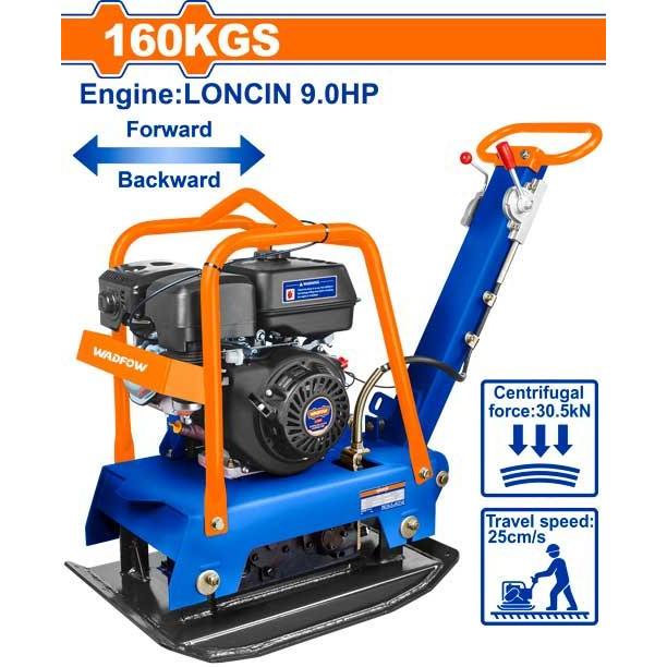 Buildmate x WADFOW GASOLINE REVERSIBLE PLATE COMPACTOR 9.0HP 160KGS WPA2A160 WPT