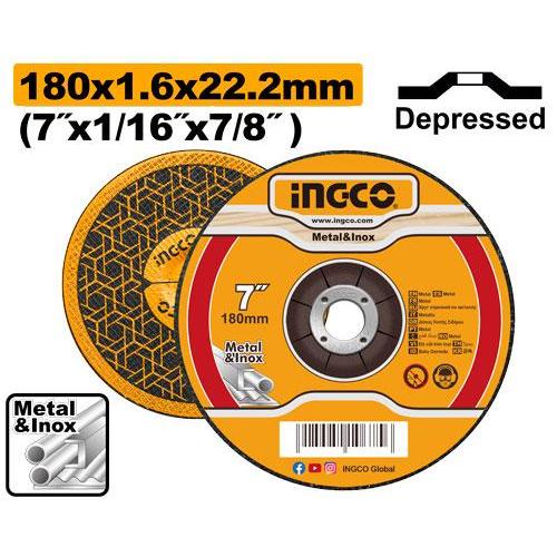 Buildmate x INGCO Abrasive Metal Cutting Disc 7in 180x1.6MM / 9in 230x1.9MM Cut Off Wheel for Metal Stainless Steel Inox MCD161802 MCD192302 IHT