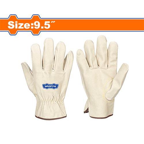 Buildmate x WADFOW Leather Work Gloves 9.5" WLG1001 WHT