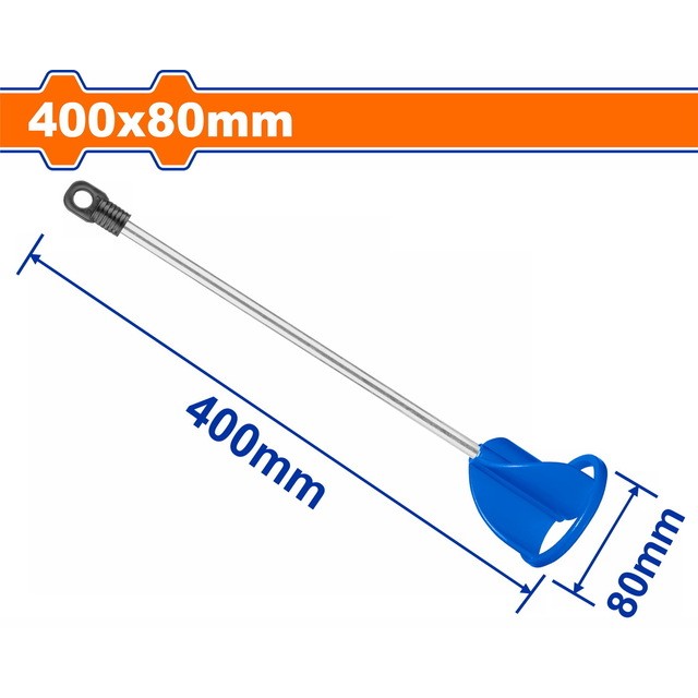 Buildmate x WADFOW 400x80mm Mix Paddle Hex Hand Tool WXE1308 WHT