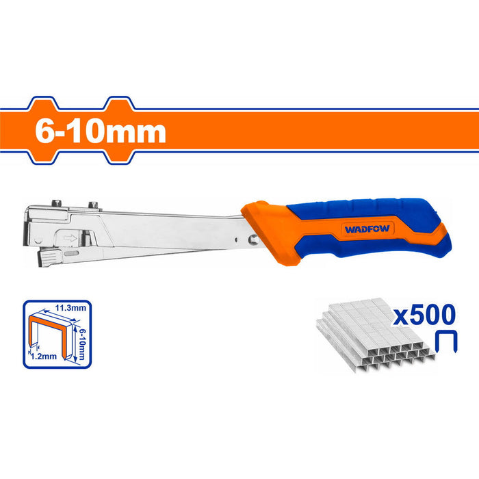 Buildmate x WADFOW Hammer Tacker 6–10mm Heavy Duty Staple Gun Hand Tool WGU4512 WHT
