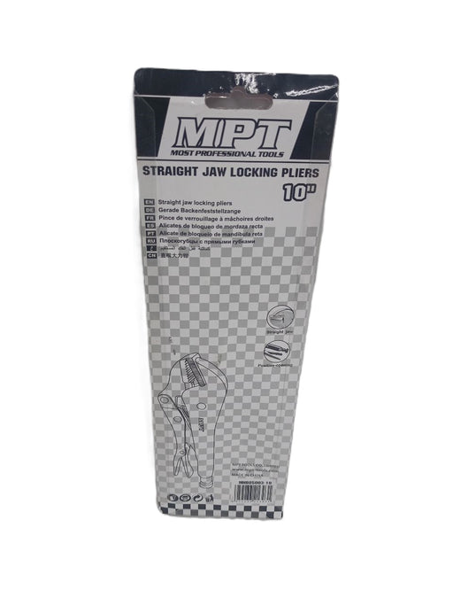 MPT 10 inches Straight Jaw Locking Plier (Vise Grip) MHB05003-10 HT• MOST PROFESSIONAL TOOLS •