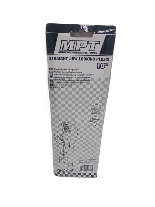 MPT 10 inches Straight Jaw Locking Plier (Vise Grip) MHB05003-10 HT• MOST PROFESSIONAL TOOLS •