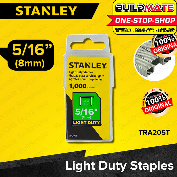 BUILDMATE Stanley 1000PCS Light Duty Staples 6mm-10mm Staple Wire SHT