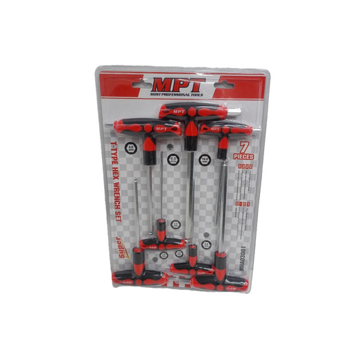 MPT T-Type Hex Wrench Set (7pcs/set) MHA03001 HT • MOST PROFESSIONAL TOOLS •