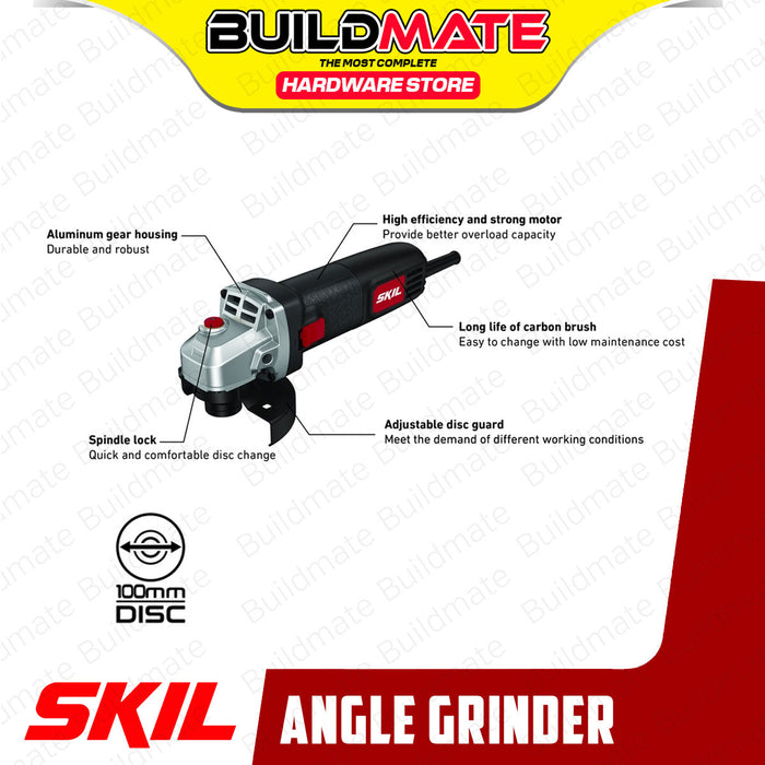 [SUPER SALE] BUILDMATE Skil 4" Angle Grinder 800W Side Switch with Handle AG2826SE