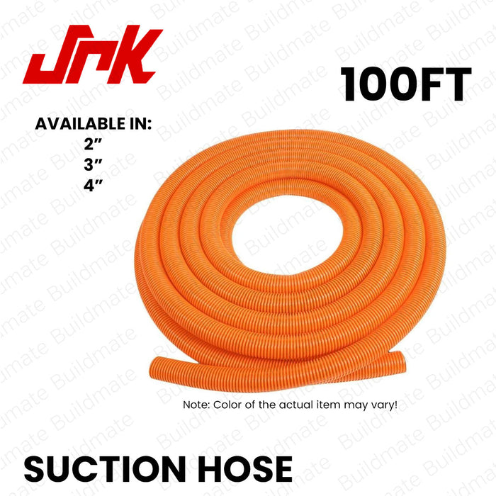 BUILDMATE Jrk PVC Suction Hose Flexible Delivery Hoses Pump Suction Pipe Tube Line Draft Hose SOLD PER ROLL